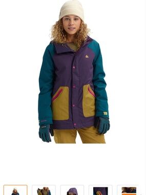 Burton Women’s Burton Eastfall Jacket Purple Velvet